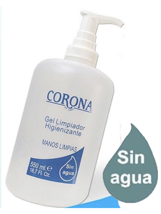 Gel higienizante de manos Corona Professional
