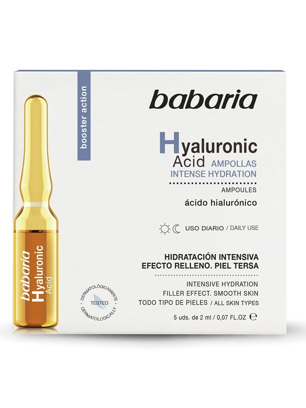 Ampollas Intense Hydratation Hyaluronic Acid Babaria