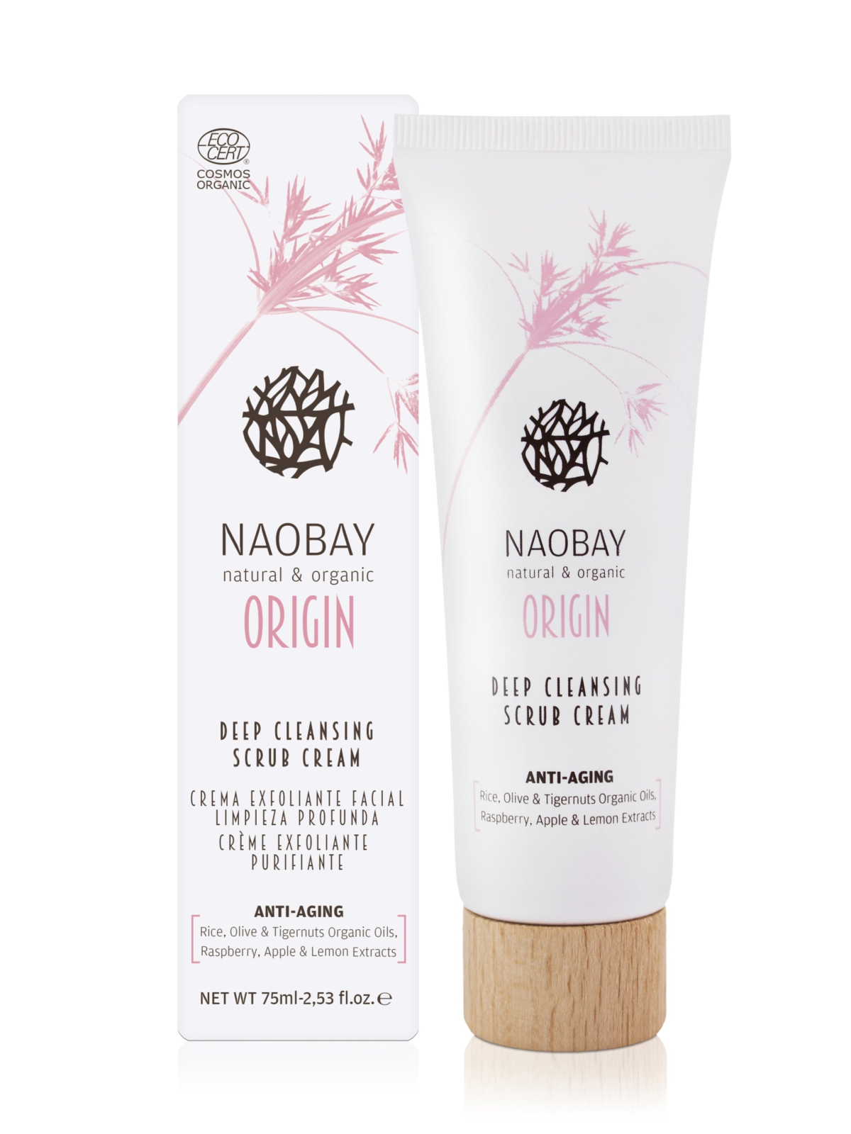Crema exfoliante facial limpieza profunda Origin Naobay
