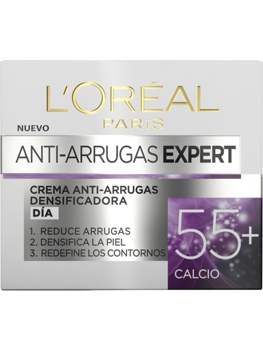 Crema de día anti-arrugas densificadora calcio L'Oréal Paris 55+